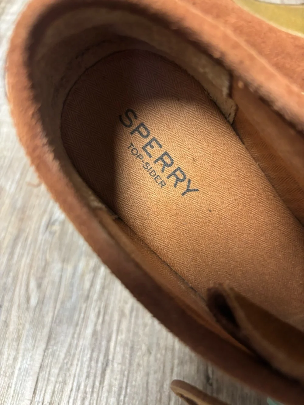 Sperry Brown Suede Lace-Up Wedge Chukka Oxfords Fall